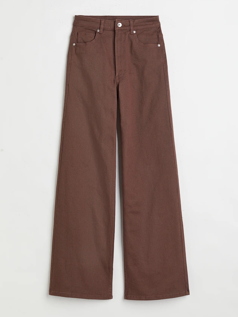 H&M Chocolate Brown Wide Leg Pants - Picture 8 of 8
